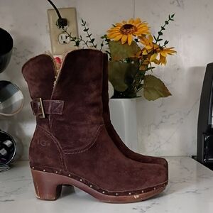UGG Women's Chocolate Brown Suede Boots